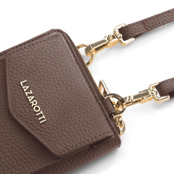 Lazarotti Bologna Leather Zip-Around Geldbörse Handytasche Leder 19 cm