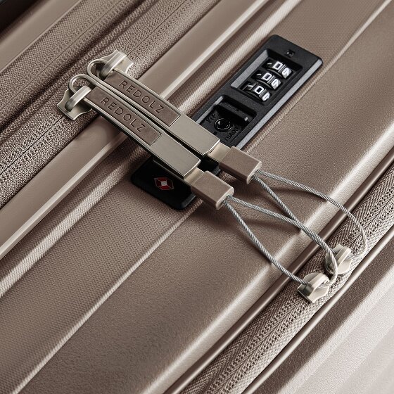 Redolz Essentials 17 2.0 4 Rollen Kabinentrolley 55 cm Laptopfach mit Dehnfalte