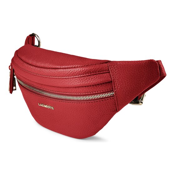 Lazarotti Bologna Leather Double-Zip Gürteltasche Crossbody Leder 25 cm