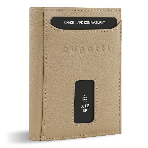 bugatti Secure Slim Geldbörse RFID Schutz Leder 8 cm