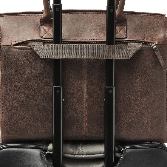Castelijn & Beerens Carisma Schultertasche RFID Leder 38 cm Laptopfach
