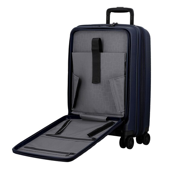 Jump Striper 4 Rollen Kabinentrolley 35 cm mit Dehnfalte