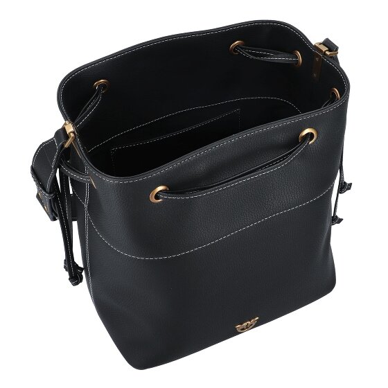 PINKO Secchiello Schultertasche Leder 25 cm