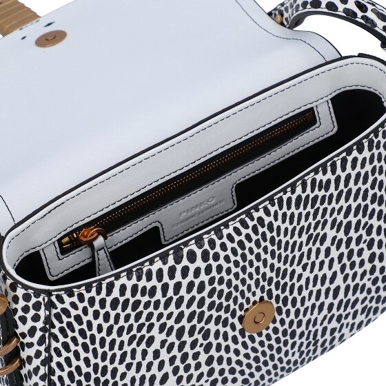PINKO Saddle Umhängetasche Leder 22 cm