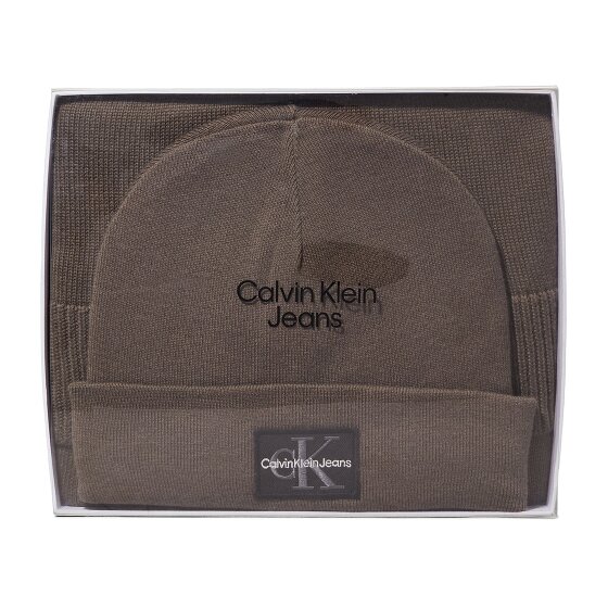 Calvin Klein Jeans Gift Pack Mütze & Schal Geschenkset 2 tlg.