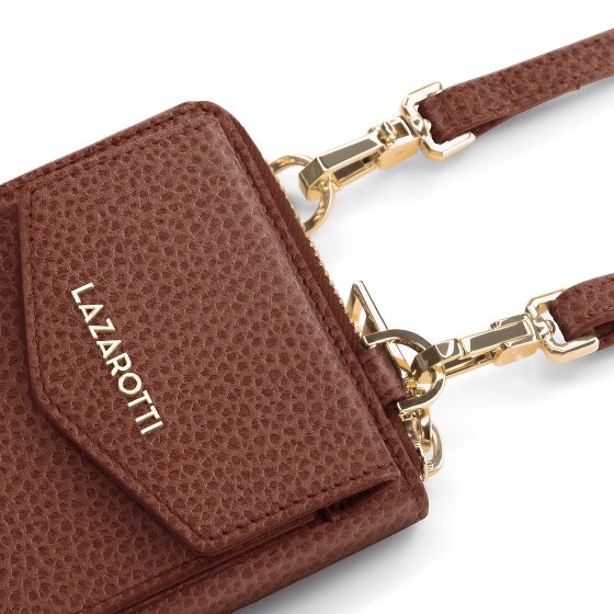 Lazarotti Bologna Leather Zip-Around Geldbörse Handytasche Leder 19 cm