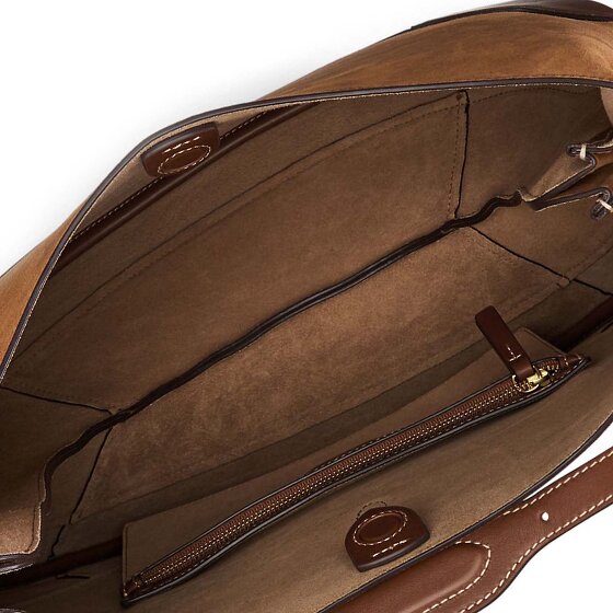 POLO RALPH LAUREN Polo ID Handtasche Leder 42.5 cm