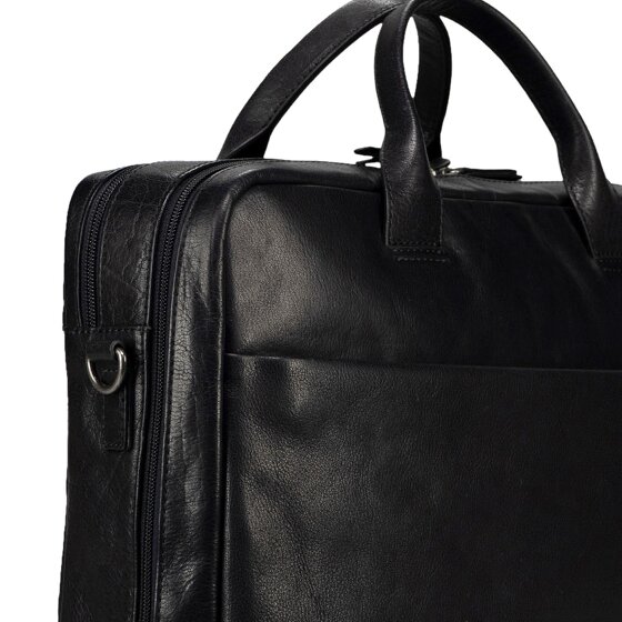 Jost Glasgow Aktentasche Leder 40 cm Laptopfach