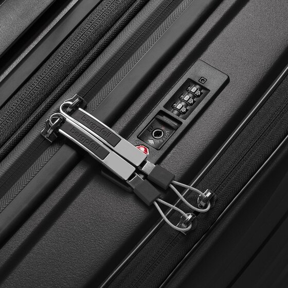 Bergpfeil Travel 4 Rollen Kabinentrolley 55 cm Laptopfach mit Dehnfalte