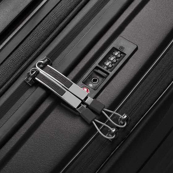 Bergpfeil Travel 4 Rollen Kabinentrolley 55 cm Laptopfach mit Dehnfalte