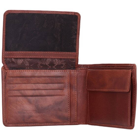 mano Don Luca Geldbörse Leder 12 cm