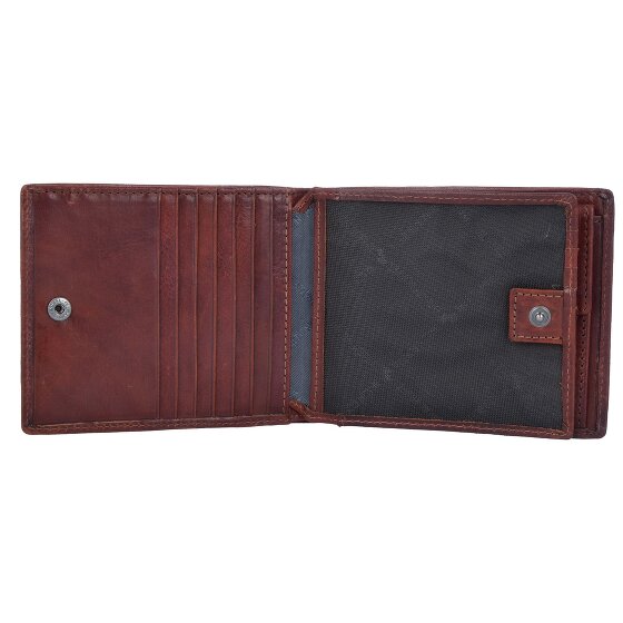 Braun Büffel Arezzo Geldbörse RFID Leder 12 cm