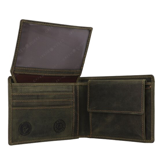 Greenburry Vintage Geldbörse Leder 12 cm