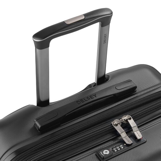Delsey Paris Meteor 4 Rollen Trolley 68 cm mit Dehnfalte