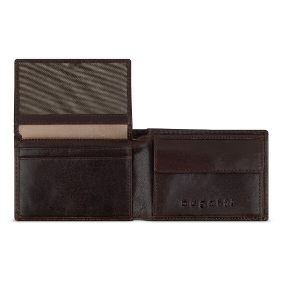 bugatti Neaples Geldbörse RFID Schutz Leder 10 cm