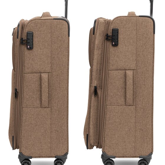 Redolz Essentials 12 LARGE 4 Rollen Trolley 79 cm mit Dehnfalte