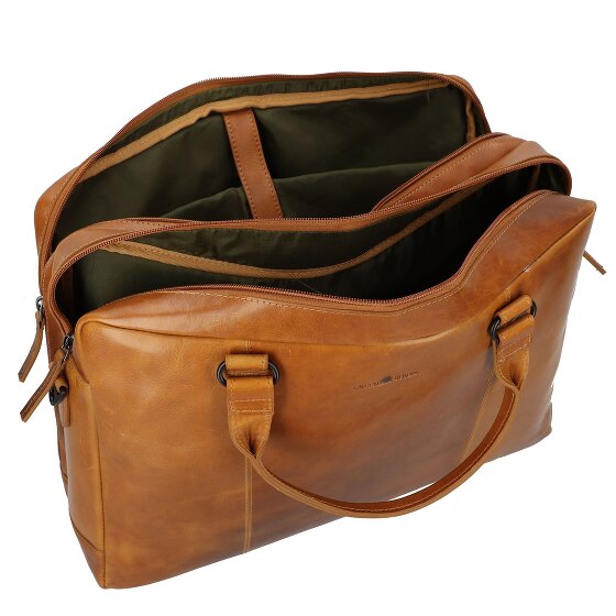 Greenburry Newport Aktentasche Leder 43 cm Laptopfach
