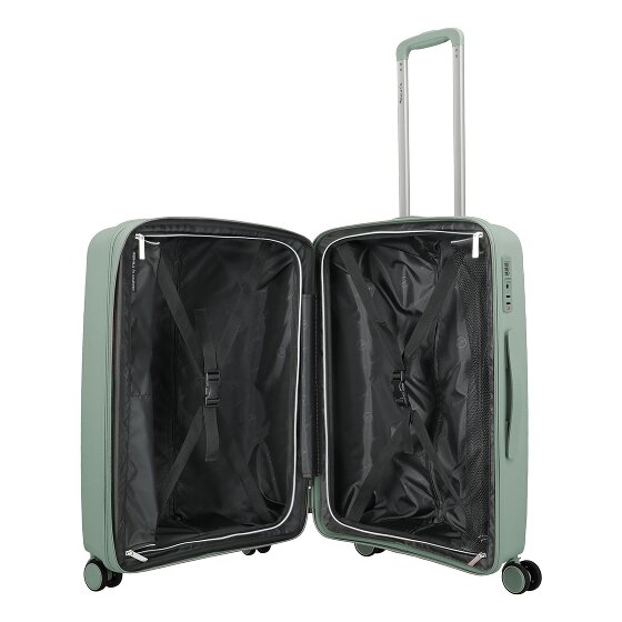 Travelite Tamaris x Travelite Voyaage 4 Rollen Trolley M 66 cm mit Dehnfalte