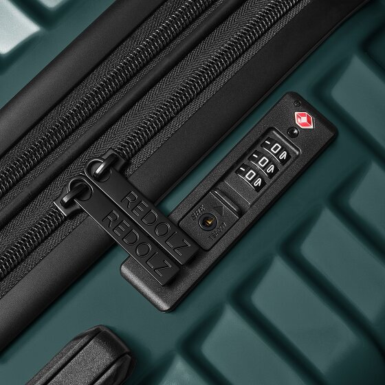 Redolz Essentials 18 4 Rollen Kabinentrolley 55 cm mit Dehnfalte