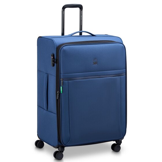 Delsey Paris x United Colors of Benetton BE 4-Rollen Trolley L 76 cm mit Dehnfalte