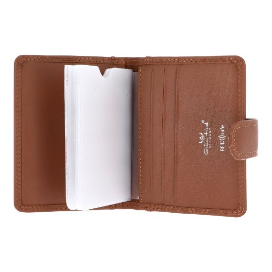Golden Head Polo Kreditkartenetui RFID Schutz Leder 8 cm