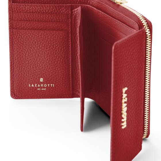 Lazarotti Bologna Leather Zip-Around Geldbörse Leder 12 cm