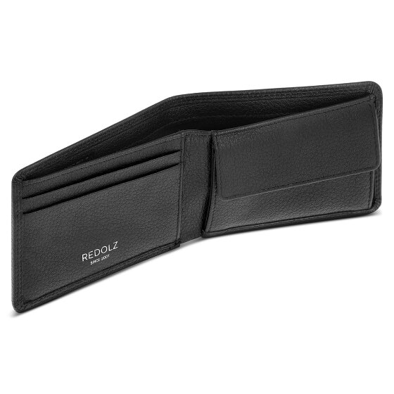 Redolz Leather Essentials QF kleine Geldbörse RFID Leder 10,5 cm