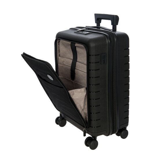 Bric's Ulisse 4 Rollen Kabinentrolley 55 cm mit Dehnfalte