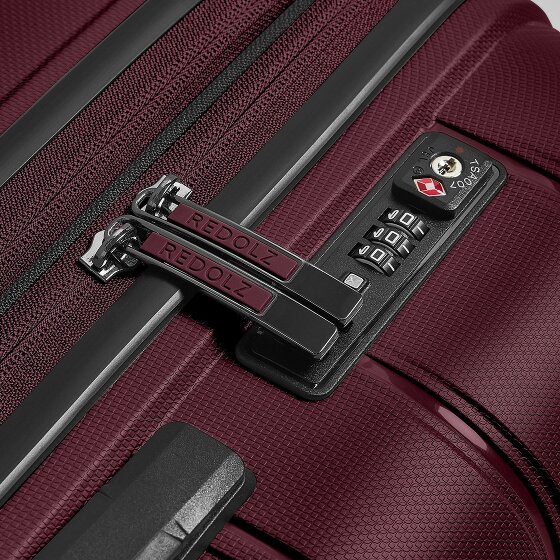 Redolz Essentials 11 4 Rollen Kabinentrolley 55 cm mit Dehnfalte