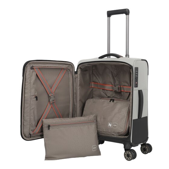 Travelite Crosslite 4 Rollen Kabinentrolley S 55 cm Laptopfach