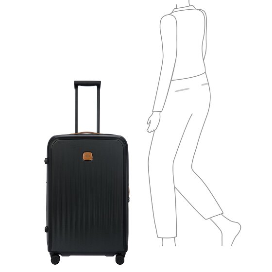 Bric's Taormina 4 Rollen Trolley 75 cm mit Dehnfalte