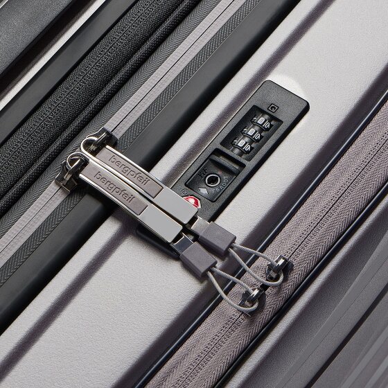 Bergpfeil Travel 4 Rollen Kabinentrolley 55 cm Laptopfach mit Dehnfalte