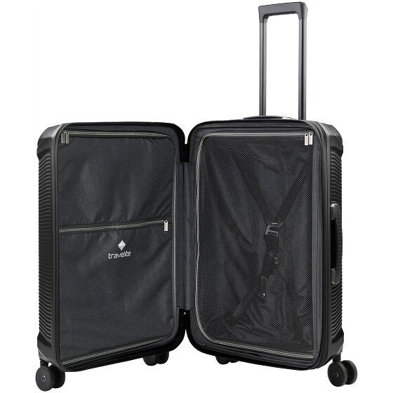 Travelite Millennium 4 Rollen Trolley 67 cm mit Dehnfalte