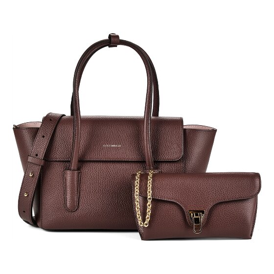 Coccinelle Double Beat Schultertasche Leder 31 cm
