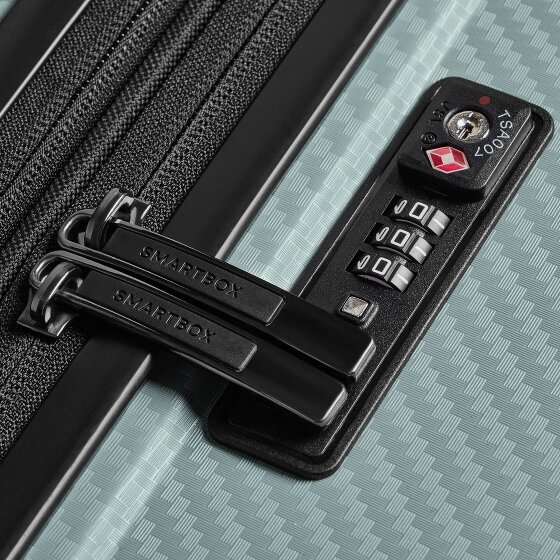 Smartbox Edition 01 4 Rollen Kabinentrolley 55 cm mit Dehnfalte