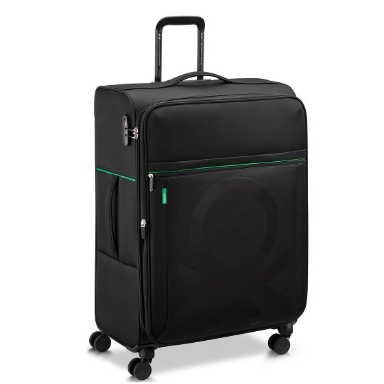 Delsey Paris x United Colors of Benetton Color Block 4-Rollen Trolley 77cm mit Dehnfalte