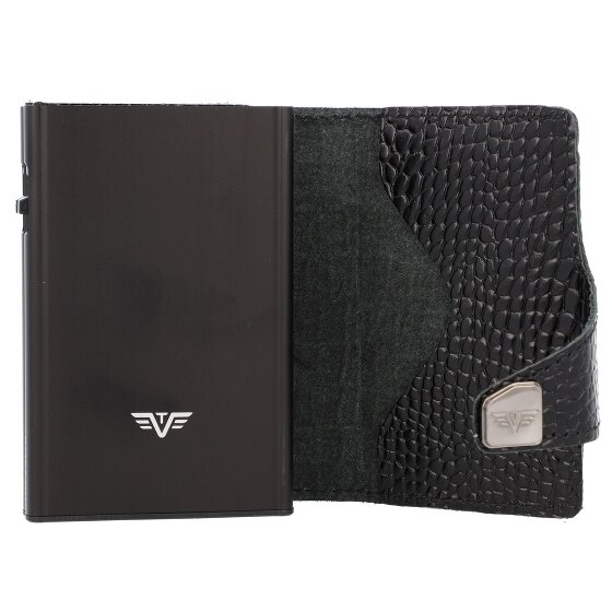 Tru Virtu Click & Slide Kreditkartenetui Geldbörse RFID Leder 6,5 cm Tru Virtu Click & Slide Kreditkartenetui Geldbörse RFID Leder 6,5 cm