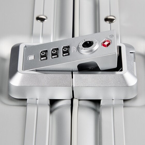 Redolz Pro Aluminium 4-Rollen Kabinentrolley S Aluminium 55 cm