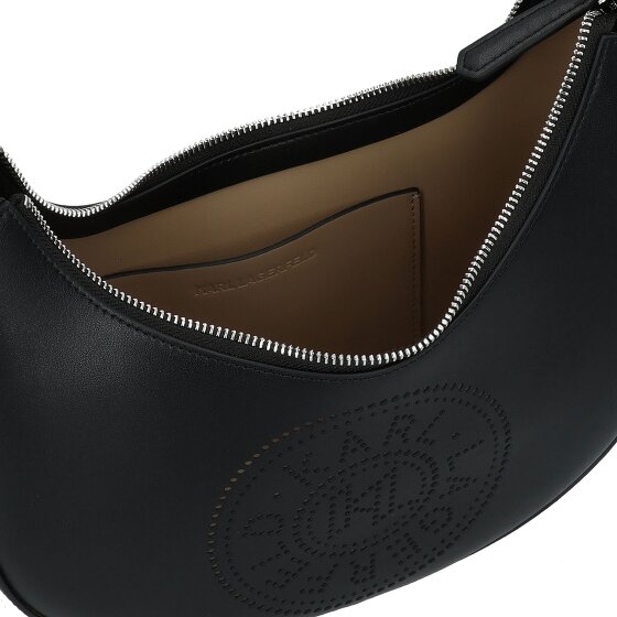 Karl Lagerfeld Circle Schultertasche Leder 28 cm