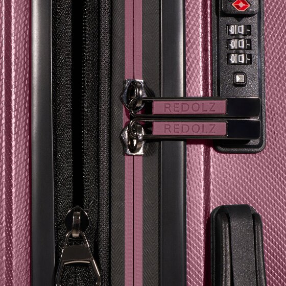 Redolz Essentials 14 4-Rollen Kofferset + Beautycase 4 tlg. mit Dehnfalte