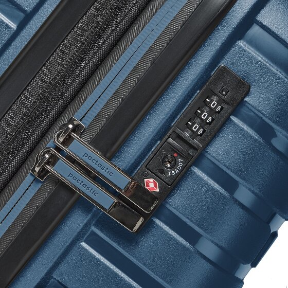 Pactastic Collection 04 THE MEDIUM + 4 Rollen Trolley M 66 cm mit Dehnfalte