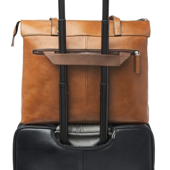Castelijn & Beerens Lia Shopper Tasche RFID Schutz Leder 45 cm Laptopfach