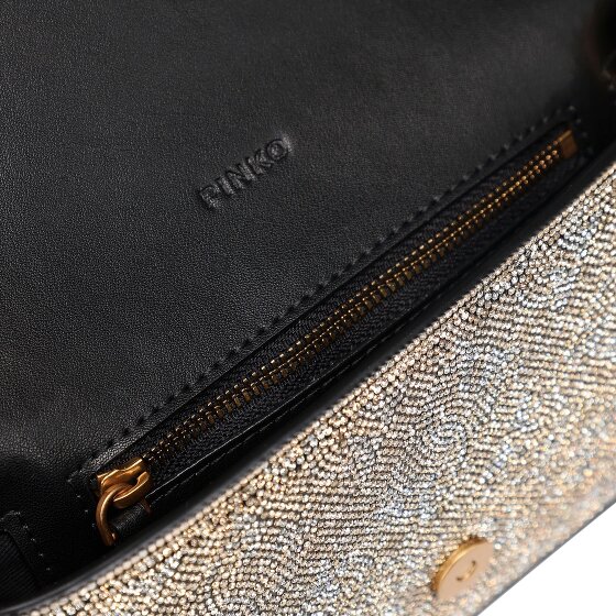 PINKO Love One Mini Bag Umhängetasche Leder 18 cm