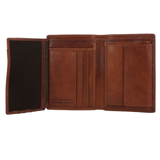 Greenburry Newport Geldbörse RFID Schutz Leder 12.5 cm