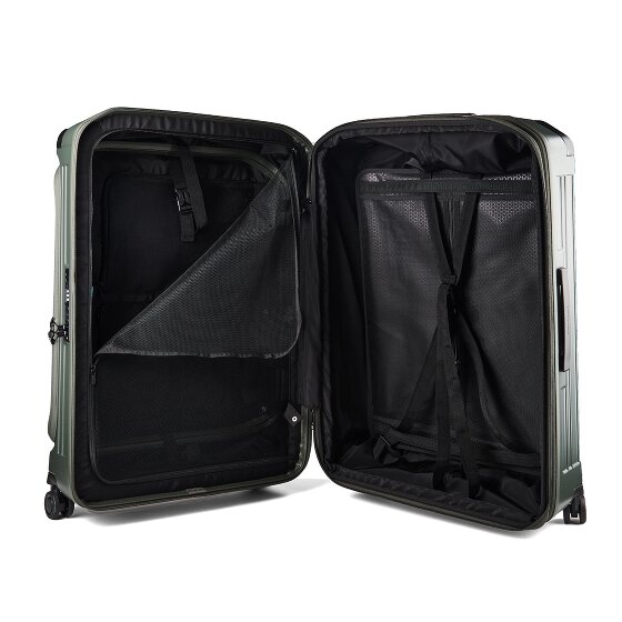 Piquadro PQ-Light 4 Rollen Trolley 78 cm mit Dehnfalte