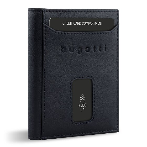 bugatti Secure Slim Geldbörse RFID Schutz Leder 8 cm