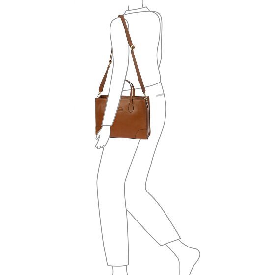 Bric's Volterra Shopper Tasche S Leder 35 cm Laptopfach