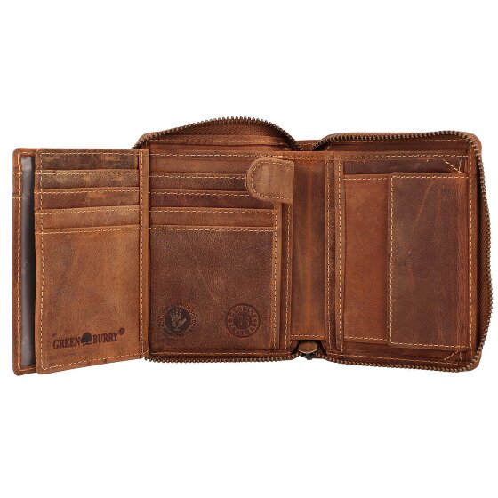 Greenburry Vintage Sternzeichen Geldbörse Leder 10 cm
