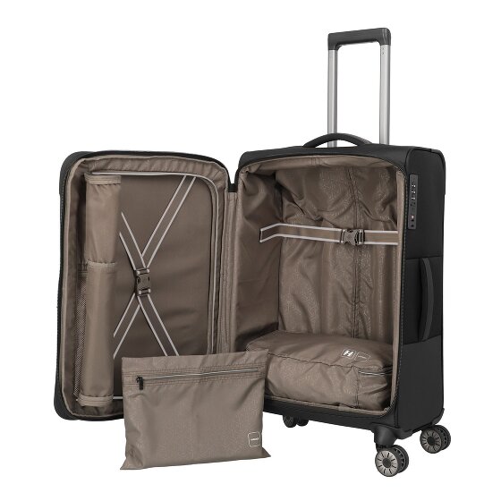 Travelite Crosslite 5.0 4 Rollen Trolley M 66 cm mit Dehnfalte Travelite Crosslite 5.0 4 Rollen Trolley M 66 cm mit Dehnfalte