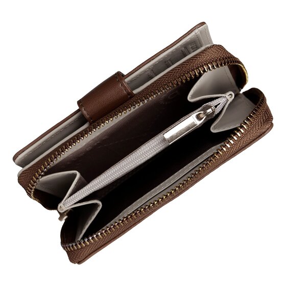 bugatti Viola Geldbörse RFID Schutz Leder 12 cm